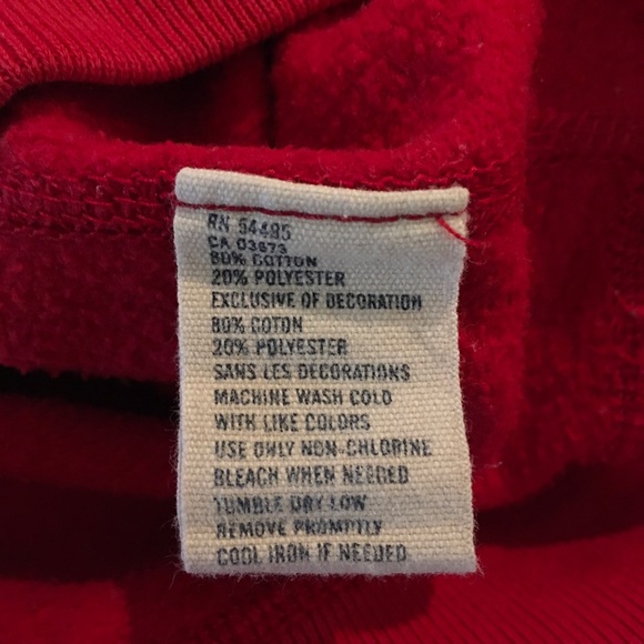 American Eagle Outfitters Red Pullover Hoodie - Picture 9 of 11